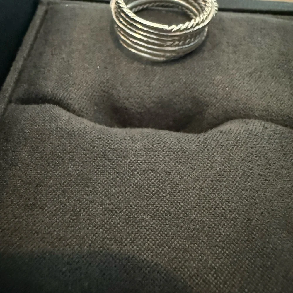 David Yurman Silver Women's Ring - Picture 5 of 10